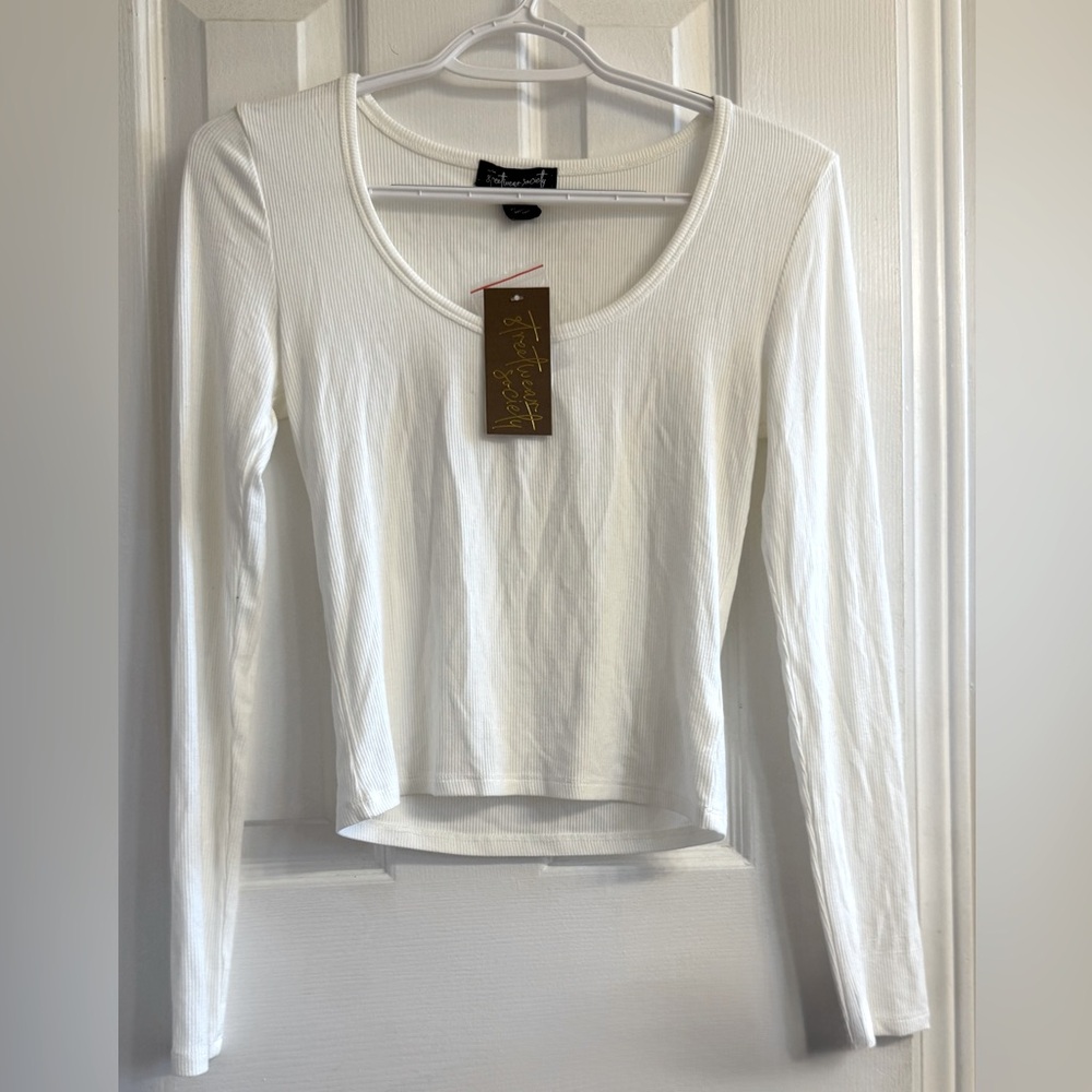 Streetwear Society White Top Size Small